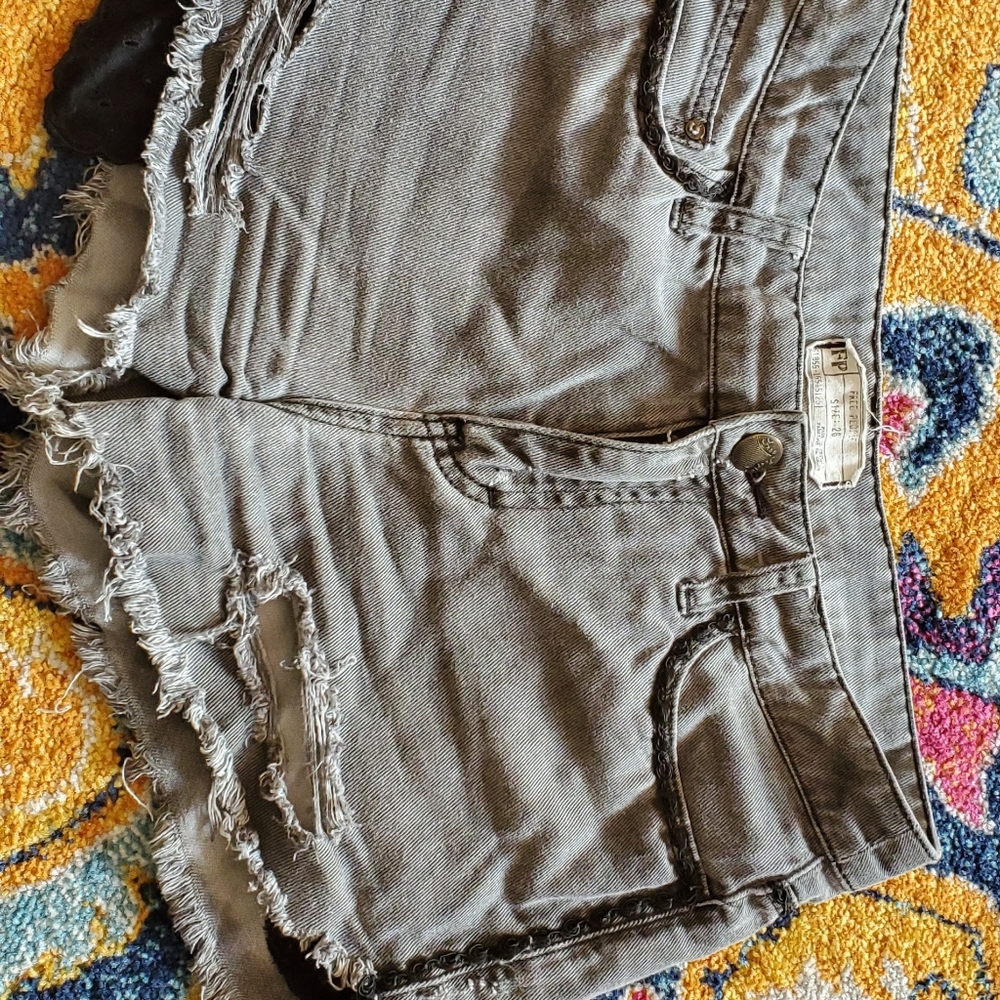 Free People Jean Shorts - Picture 5 of 10